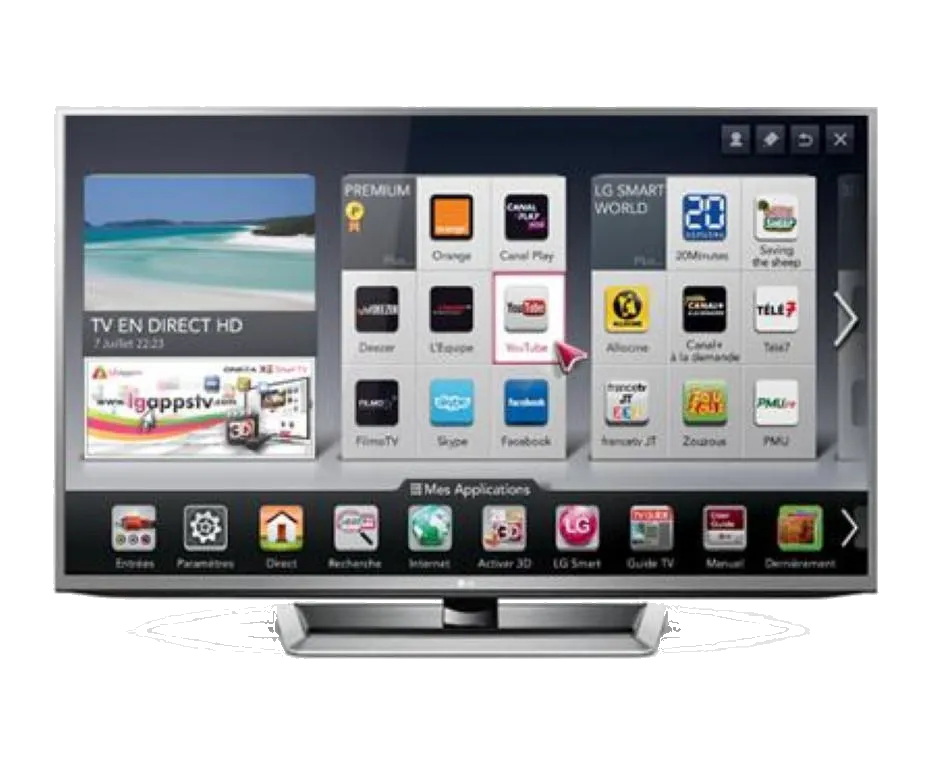 Замена разъема питания LG 50PK960