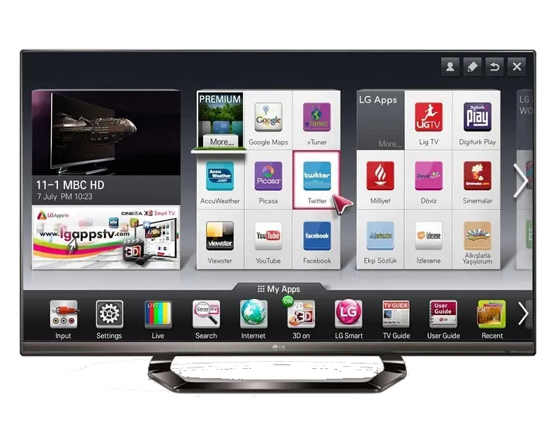 Замена разъема питания LG 55LM640